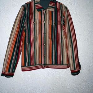 Zara Multicolor Striped Women's Jacket